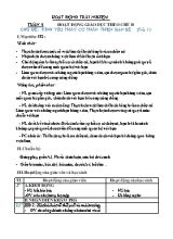 Giáo án Hoạt động trải nghiệm Lớp 2 (Chân trời sáng tạo) - Tuần 9, Chủ đề Kính yêu thầy cô, thân thiện bạn bè (Tiết 1)